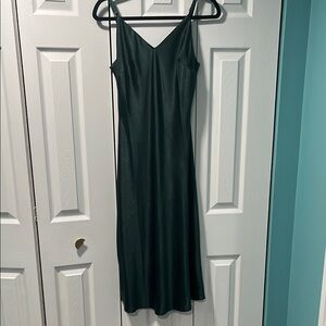 Elegant Green Slip Dress